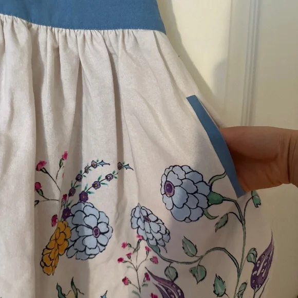 Anthropologie Turkuaz Kitchen Posy Apron - NWT - Picture 2 of 9